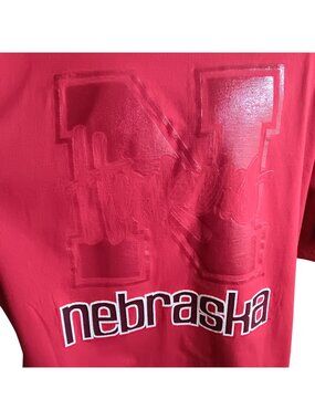 True Vintage XXL T-shirt Nebraska Huskers Big Red Team Starter All Cotton 1990's